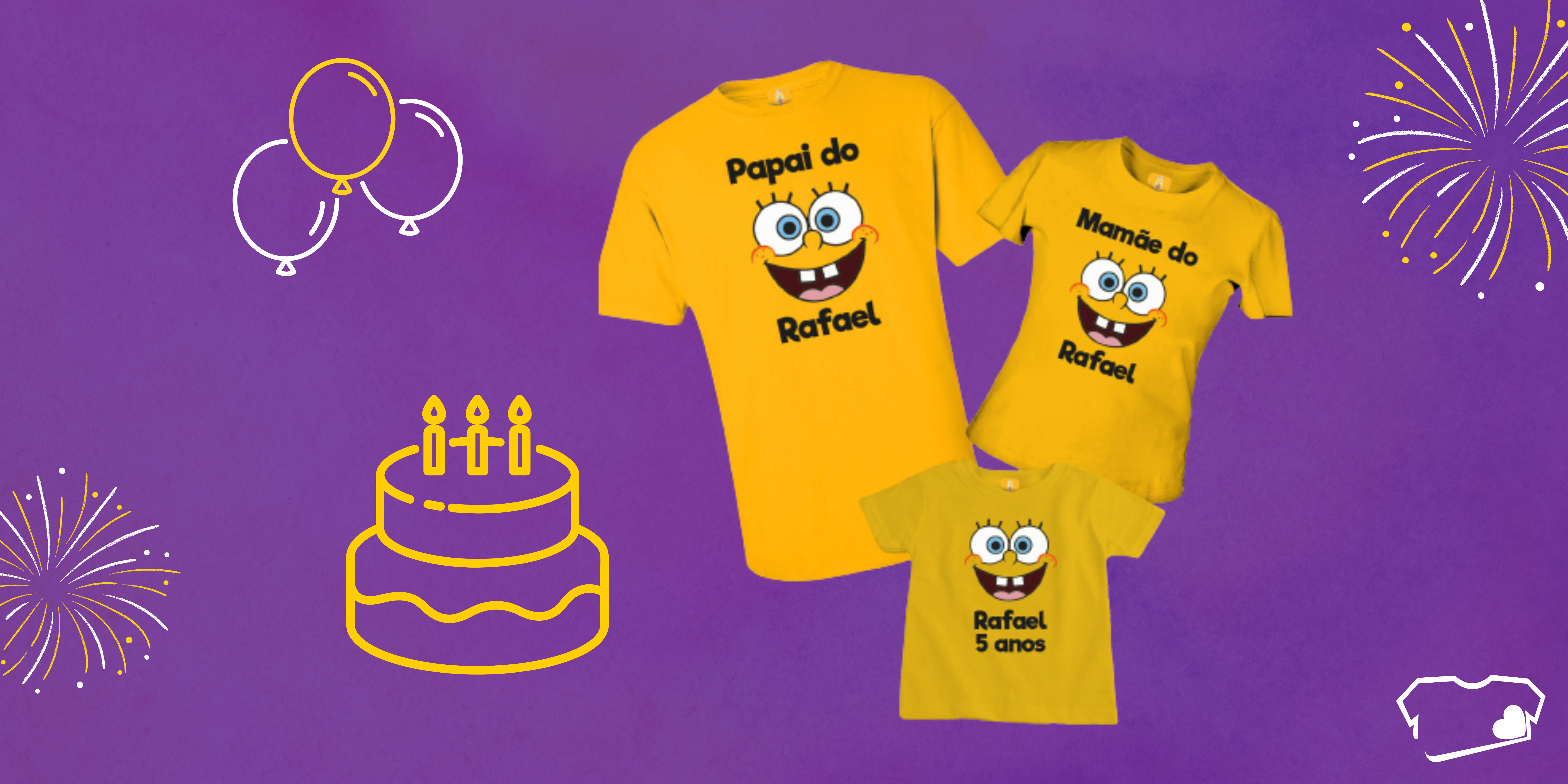 Aniversário - camisetas personalizadas aniversário