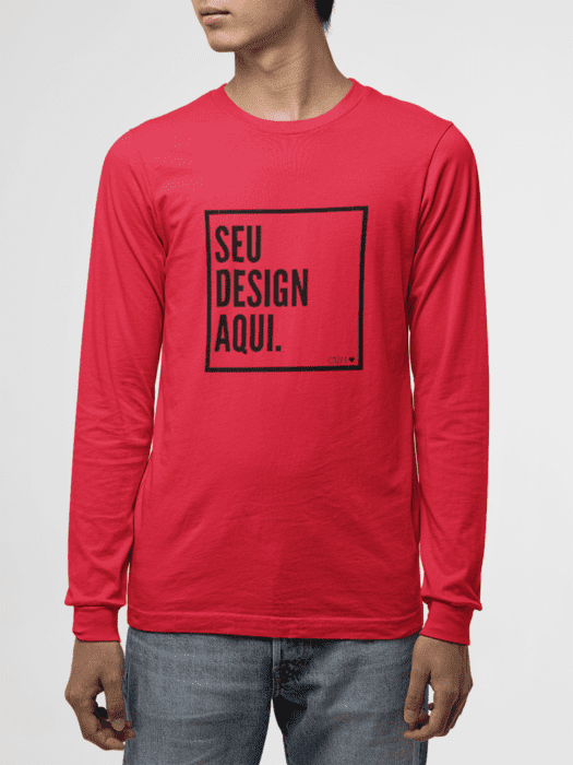 Camiseta Natal Infantil SOFEON - Manga Longa Papai Noel 7-12 Anos