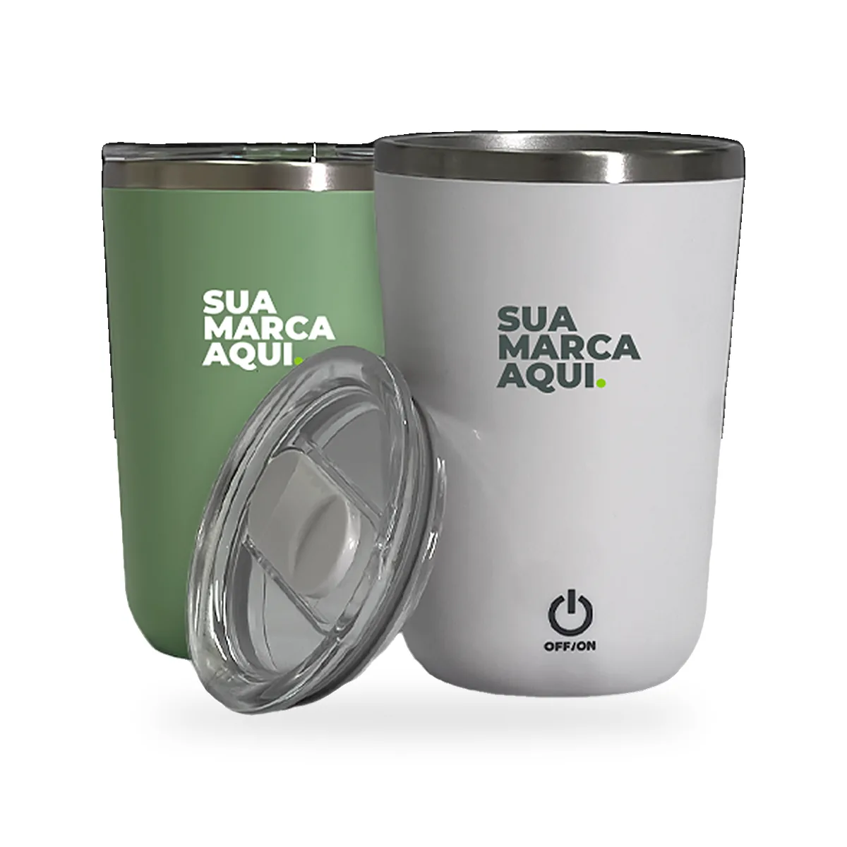 Copo mixer personalizado com cápsula magnética