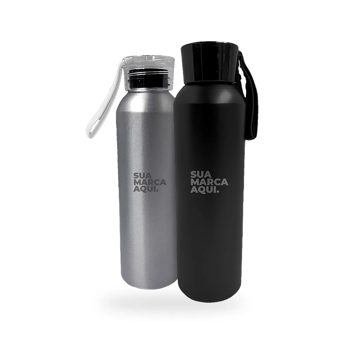 Garrafa personalizada de alumínio, 600 ml