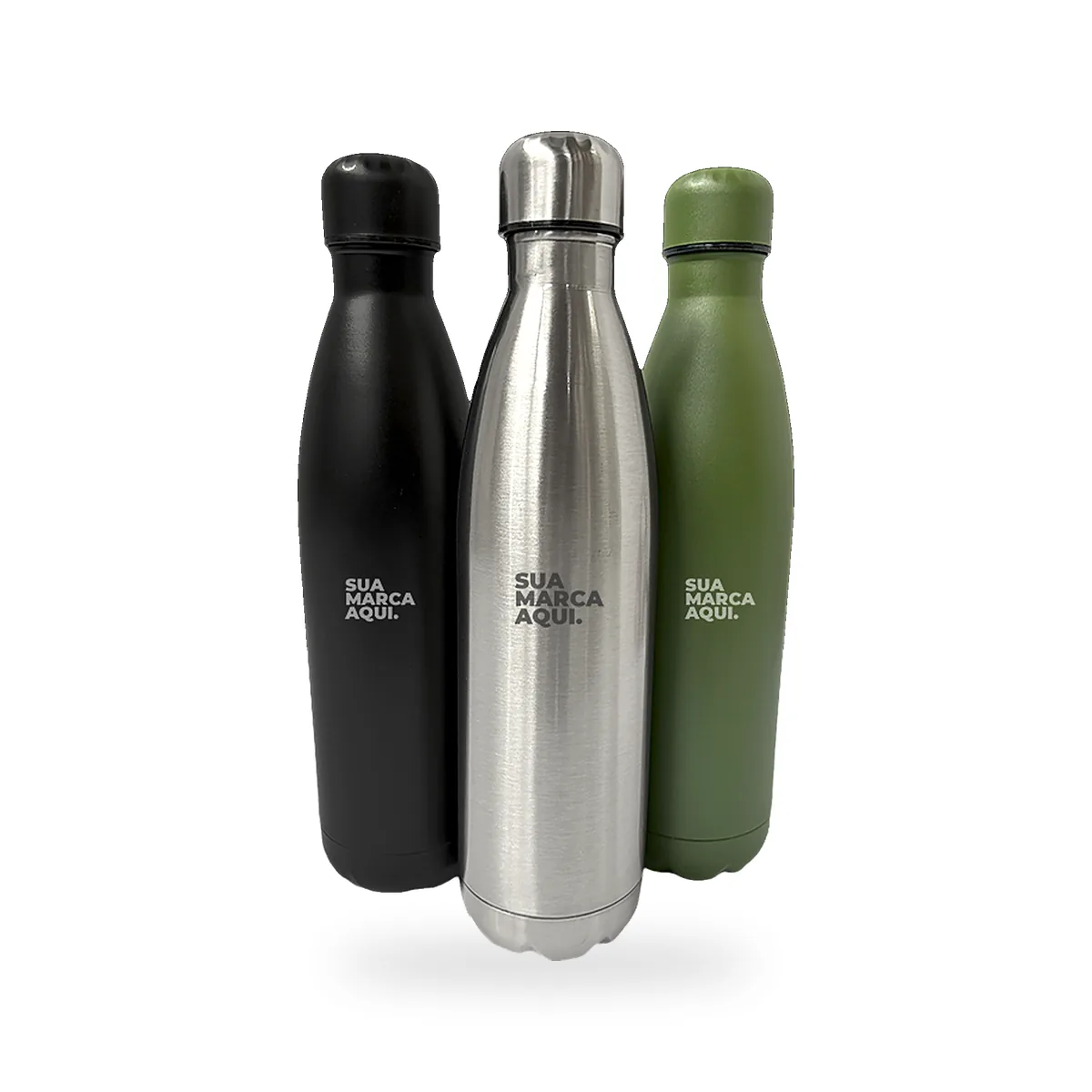 Garrafa personalizada térmica em inox, 750 ml